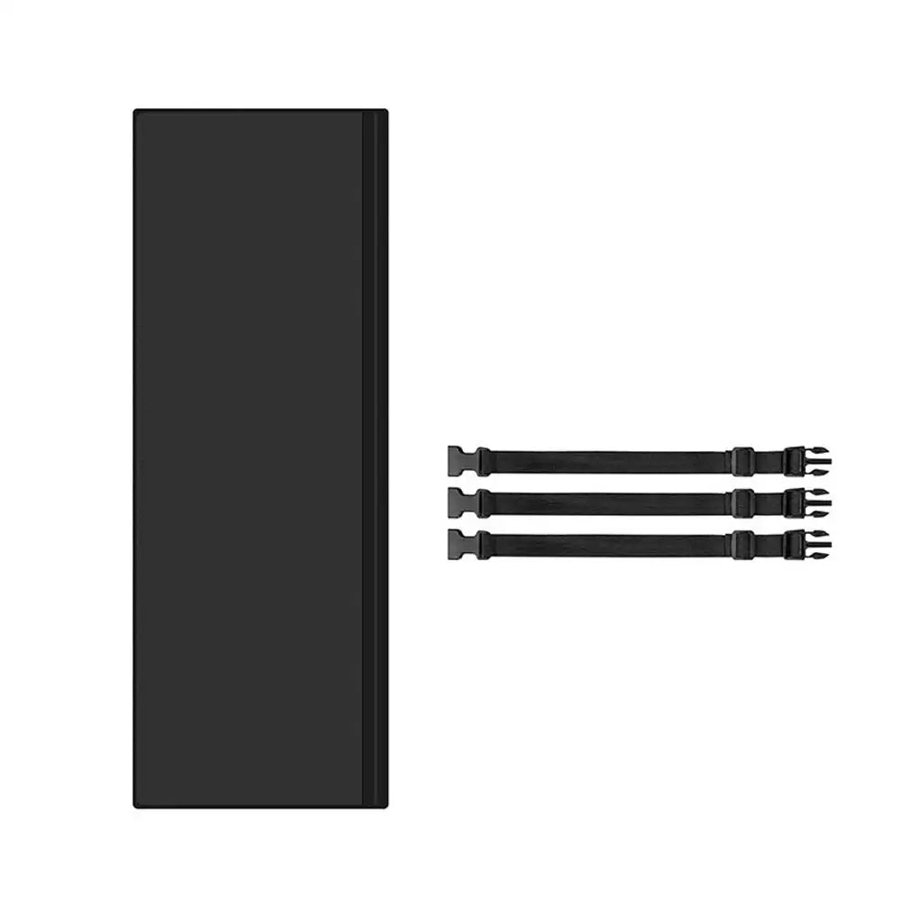 Air Conditioner Hose Cover Wrap With 3 Buckle Straps Portable AC Hose Insulation Sleeve for 5" & 5.9" Diameter Exhaust Hose Oasis Select Black