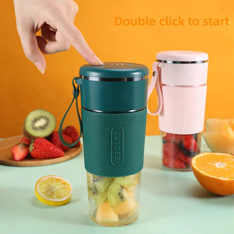 Portable Juicer Usb Rechargeable Wireless Mini Smoothie Blender Mixer Fruit Juice Maker Electric Juicer Machine Glass Cup Oasis Select