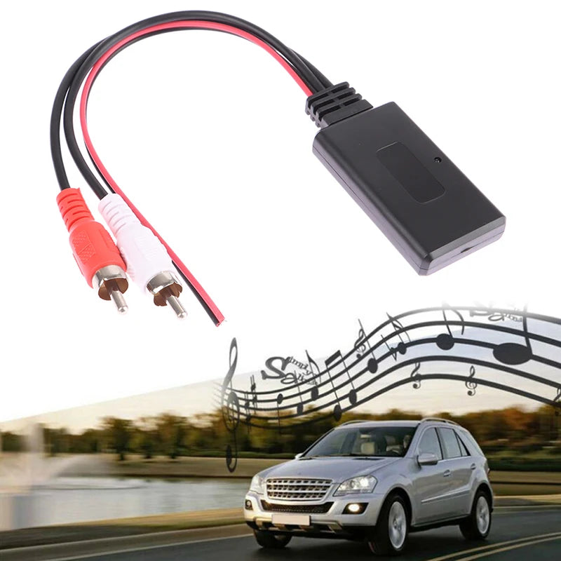 Car Wireless Bluetooth Receiver Module AUX Adapter Music Audio Stereo Receiver For 2RCA Interface Vehicles 12V Oasis Select onesize
