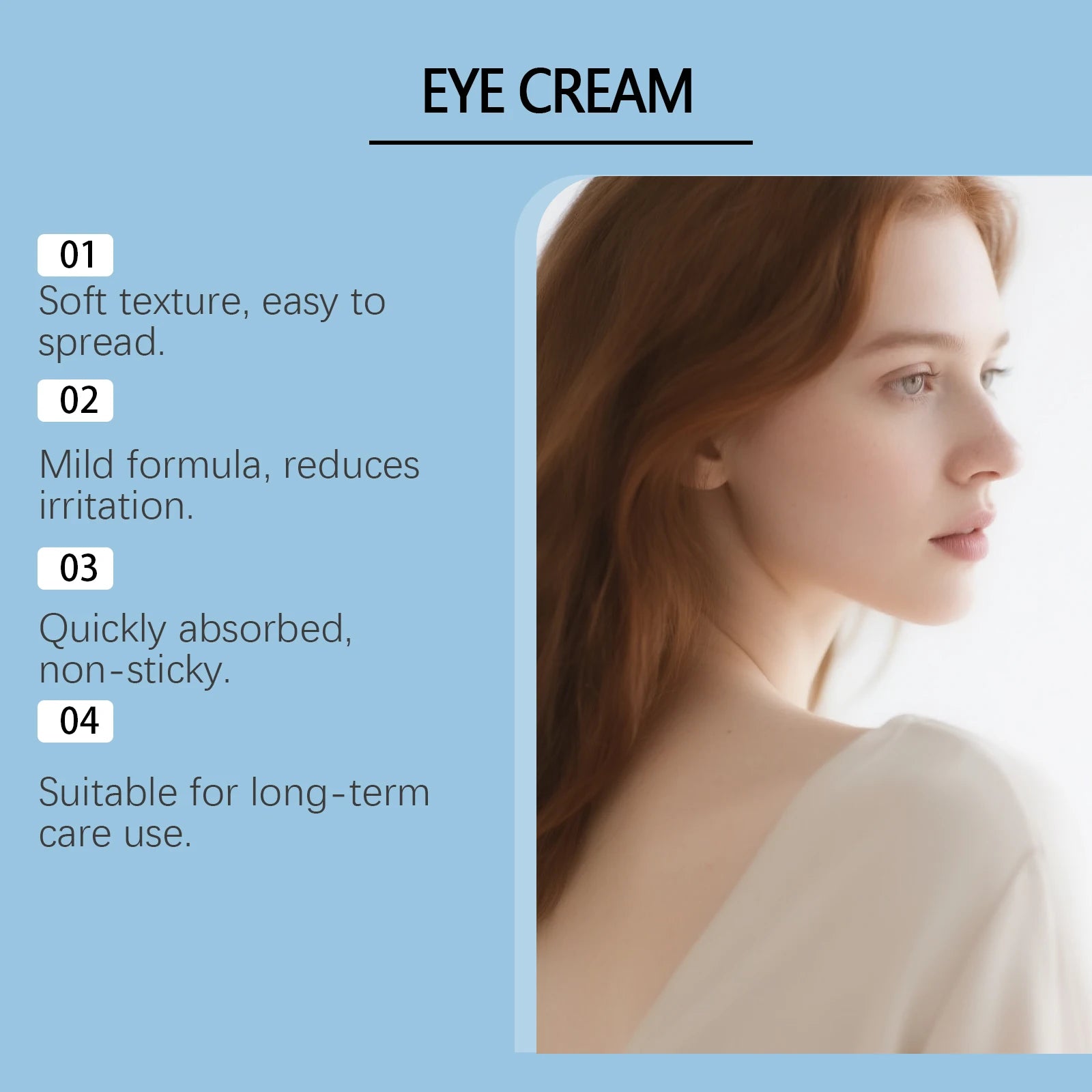 Firming Eye Serum for Improving Fine Lines, Reducing Dark Circles, and Alleviating Fatigue. Lightweight Cream Eye Cream. Oasis Select