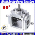 New Gear-Box 90 Degree Right Angle Bevel Gear-Box 1:1 Single Output Shaft 1 Module 20 Teeth Bevel Gear Aluminum Frame Oasis Select Default Title