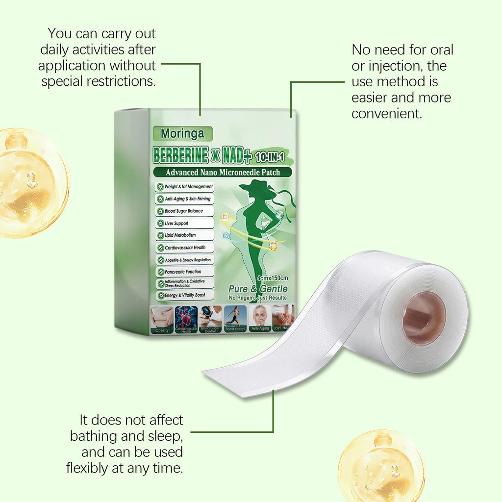 4cmx150cm Microneedle Body Care Patch Breathable Cuttable Gentle Skin Nourishing Body Shaping For Abdomen Thigh Arm Daily Use Oasis Select