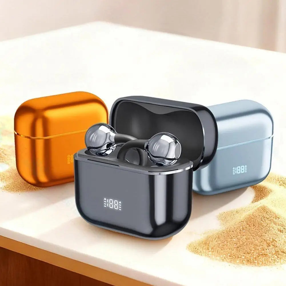 GRWIBEOU N39 Open-Ear Clip Bluetooth 5.4 Earbuds | 50Hr HiFi