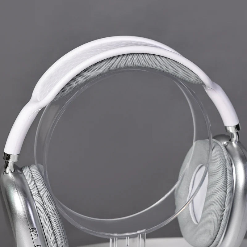 1pc acrylic circular headphone stand detachable transparent/black gaming headset desktop display storage rack Oasis Select