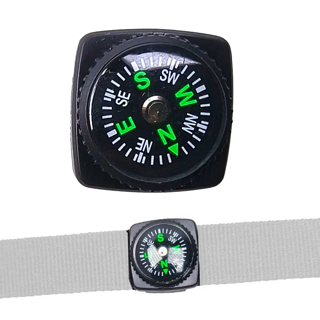 1-10 Pcs Durable Outdoor Leather Case Navigation Compass Fits Straps Webbing Under 21mm Width Watch Bands Backpacks Oasis Select