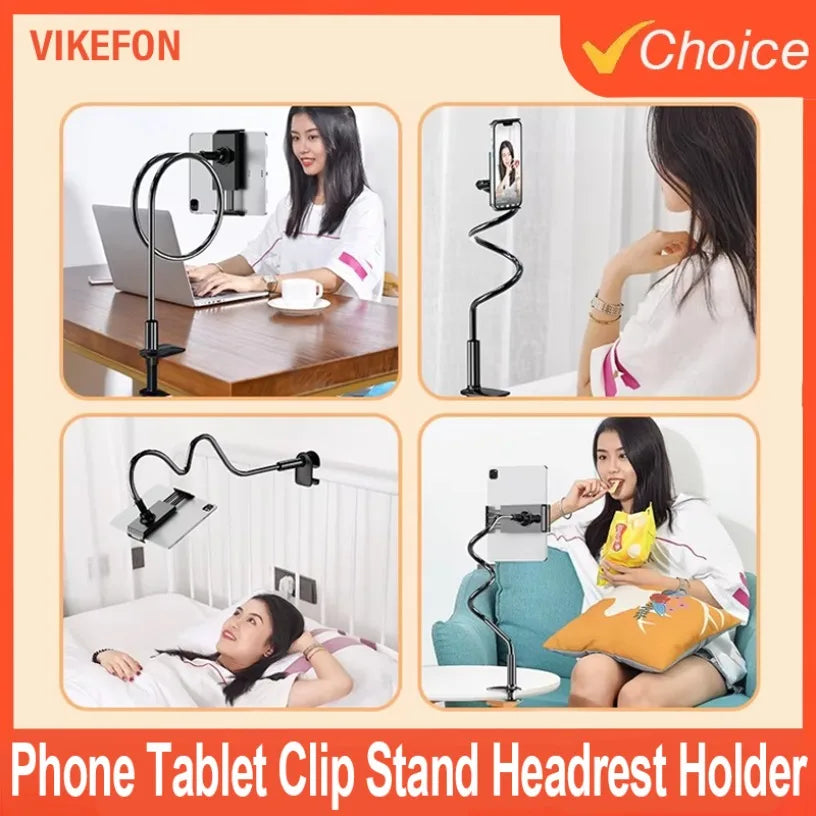 Portable 360° Rotation Mobile Phone Holder Stand Flexible Lazy Bed Desktop Bracket Flat bracket Stand Base For iPhone Samsung Oasis Select