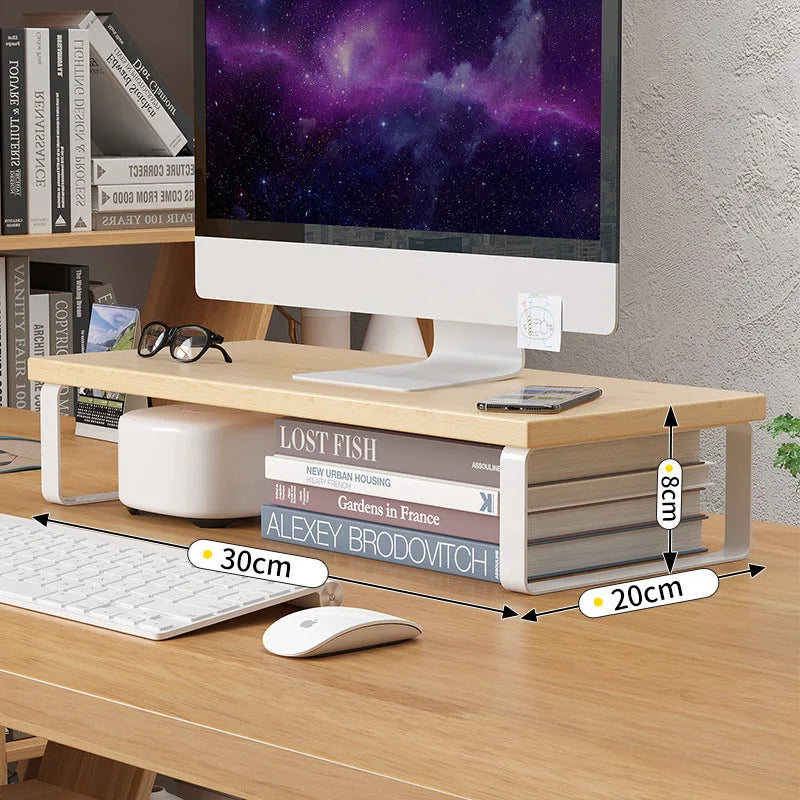 Storage Shelves Organizers Base Lifting Bracket Organizer Storage Rack Computer Table Shelf Multifunction Home Organization Oasis Select