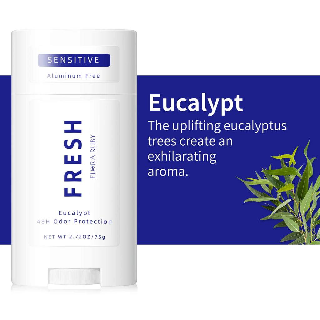 Deodorant Contains Naturally Derived Ingredients, 72 Hour Odor Control | Deodorant for Women Men, Aluminum Free, Coconut Oil 75g Oasis Select Eucalypt