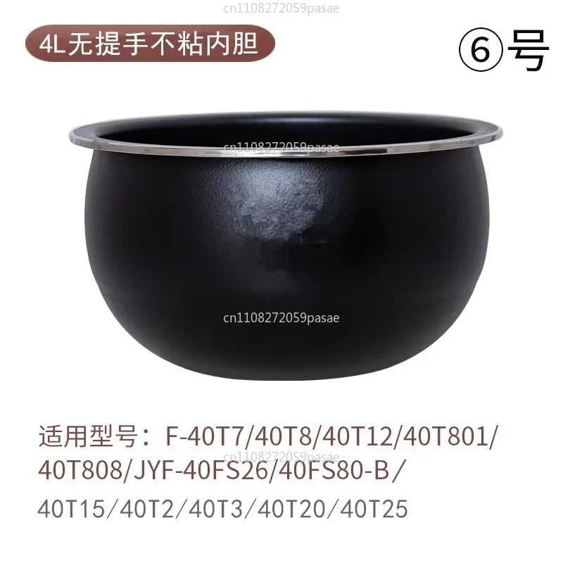 Universal Non-stick Inner Tank Rice Cooker/electric Pressure Cooker 2L/3L/4L/5L/6L Inner Tank Accessories Oasis Select Description 6