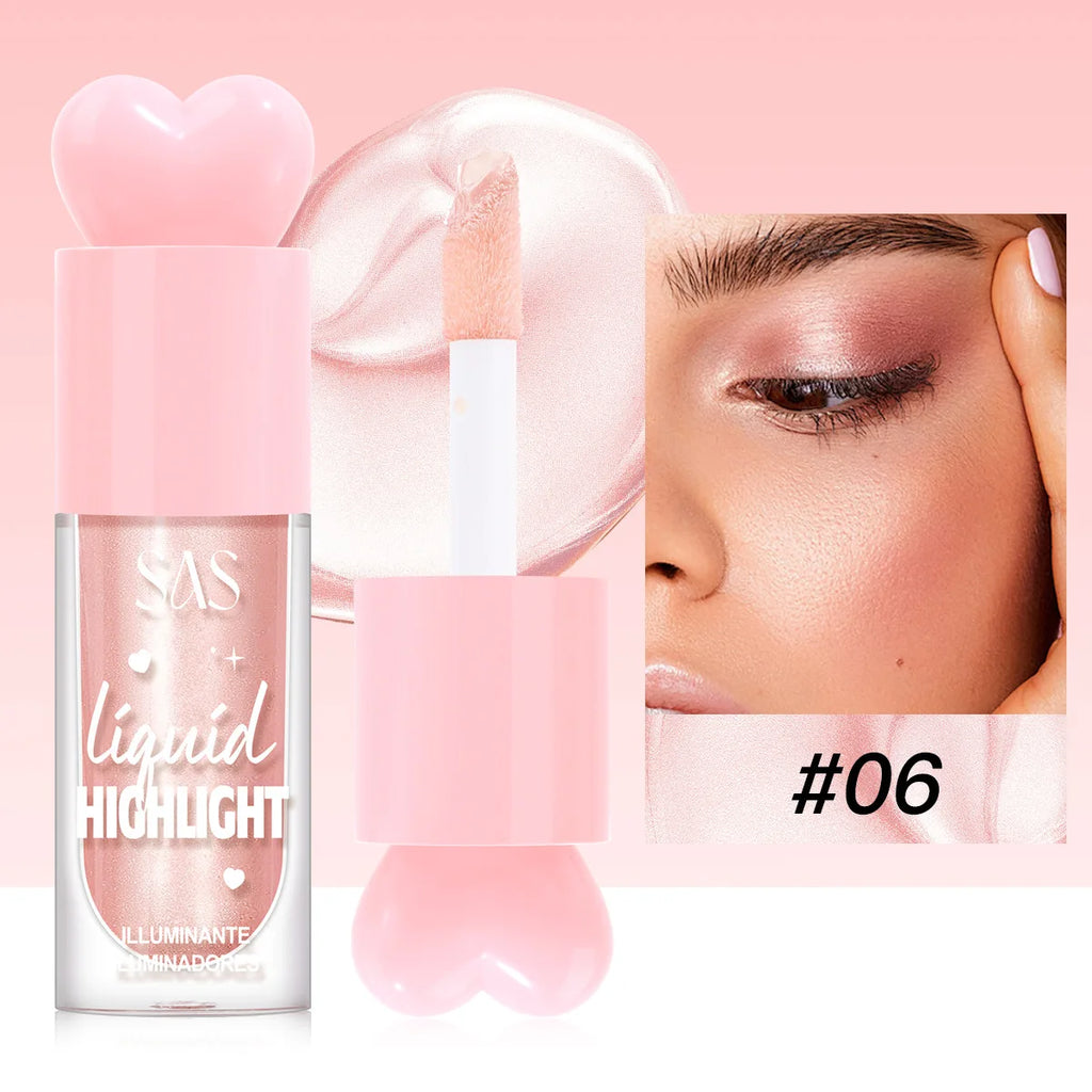 SAS Liquid Highlighter – Face & Body Shimmer Contour Makeup