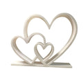Intertwined Heart Sculpture – Minimalist Home Decor & Gift