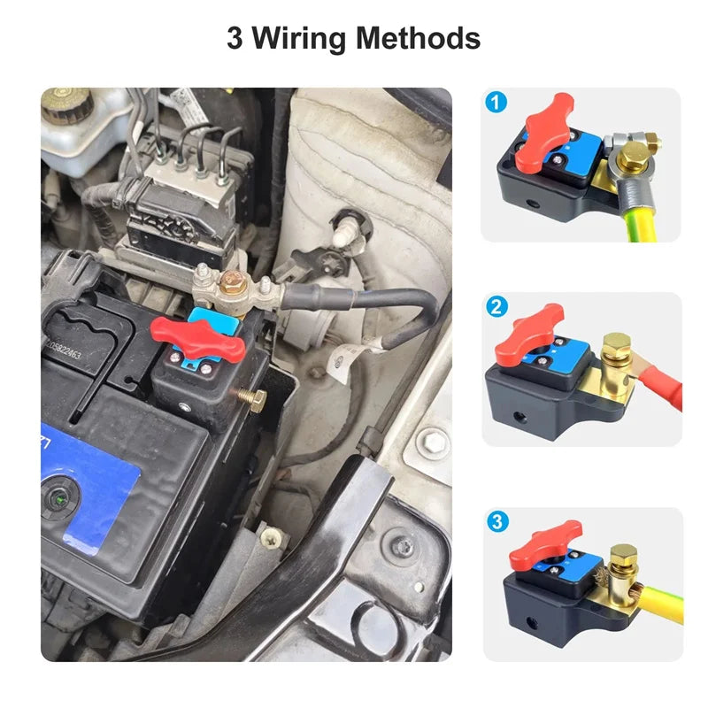 12-24V Car Disconnect Switch Agricultural Vehicle High Power Cut-Off Switch Quick Cut-Off Switch Protector Kill Switches Oasis Select