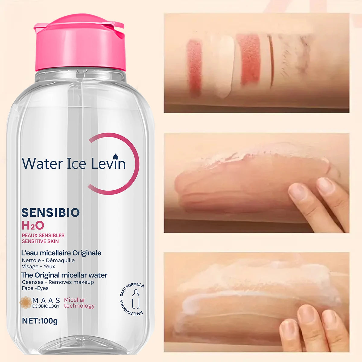 Sensibio H2O Micellar Water – Sensitive Skin Cleanser & Makeup Remover Micellar Cleanser Oasis Select