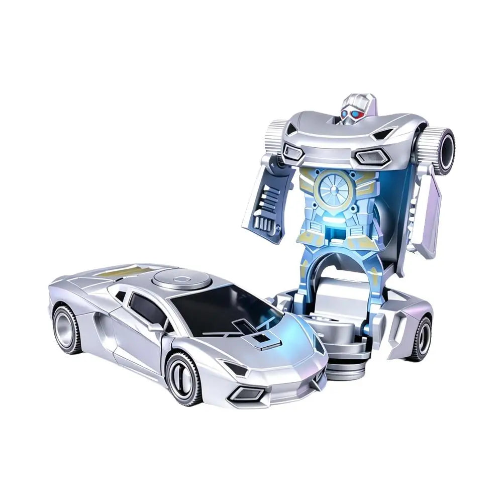 2-in-1 Transforming Robot Car Fidget Spinner Toy | Adults & Kids