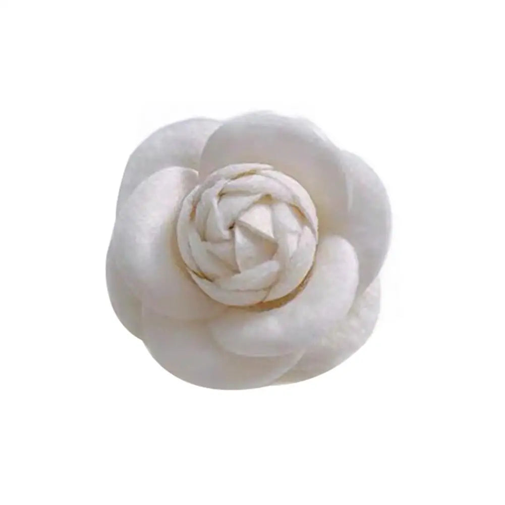 New Fabric Camellia Flower Brooch Velvet Bow Tie Ladies College Style Shirt Collar Pins Vintage Wedding Party Brooches for Women Oasis Select A