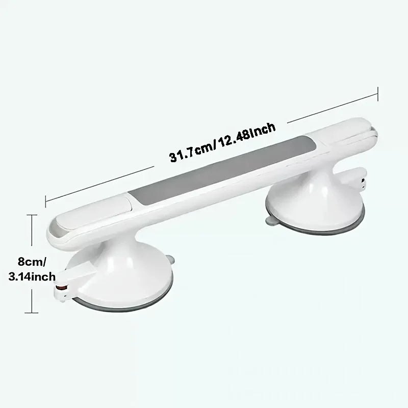 1pc Powerful Suction Cup Safety Handrail – No Drill, Easy Install, Mobility Aid for Bathroom, Kitchen,Living Room, Works on Tile Oasis Select