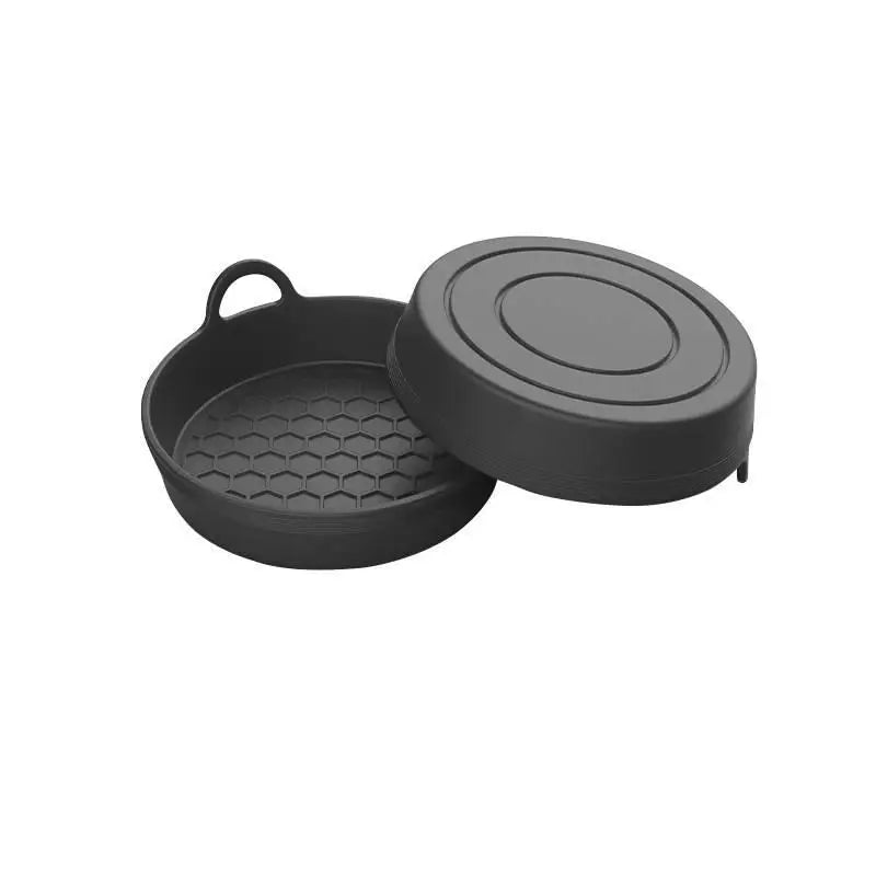 2Pcs Silicone Car Coasters - Non-Slip Heat-Resistant Design For Car Durable Eco-Friendly Spill-Proof Fits Most Cup Holders Oasis Select black