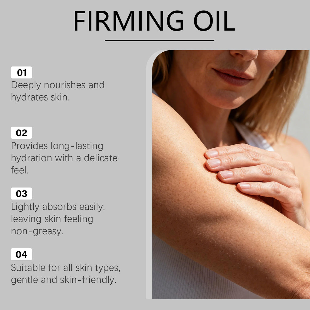 Luxury Firming Nourishing Body Oil Deep Hydrating Reduce Dryness Lifting Soothing Skin Increase Elasticity Body Glow Massage Oil Oasis Select