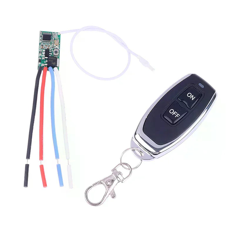 433mhz DC 3.6V 5V 9V 12V 24V 1CH Mini Relay Wireless RF Remote Control Switch LED Lamp Controller Micro Receiver Transmitter DIY Oasis Select