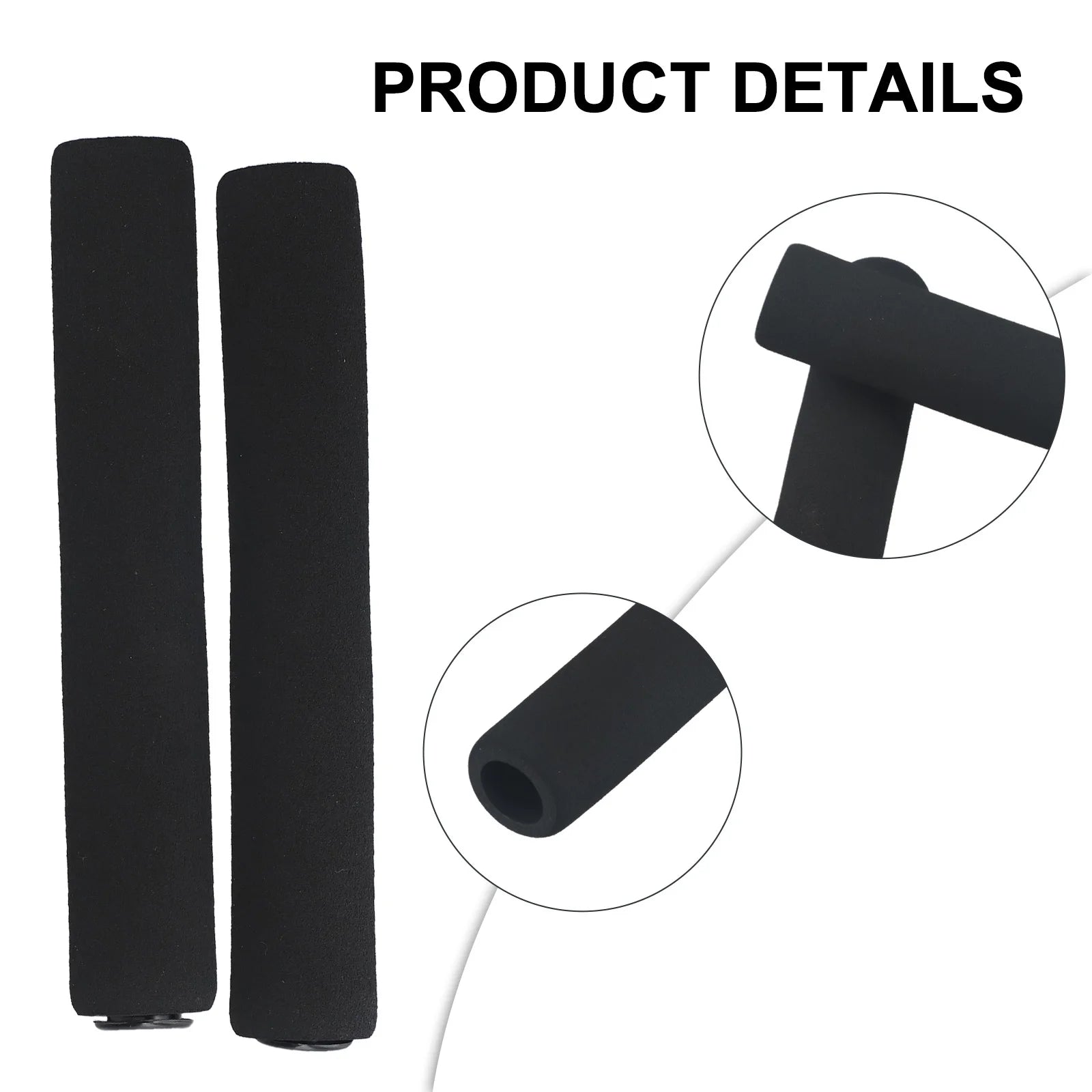 2Pcs Bicycle Bike MTB Handlebar Tube Sponge Foam Rubber Handle Bar Grips Kits Sets 130 150 195 350 500mm Handlebar Foam Cover Oasis Select
