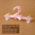 Plastic Pearl Decorative Hanger Clothing Accessory for Children Skirts Dresses and Wardrobe Organization Oasis Select Pink1