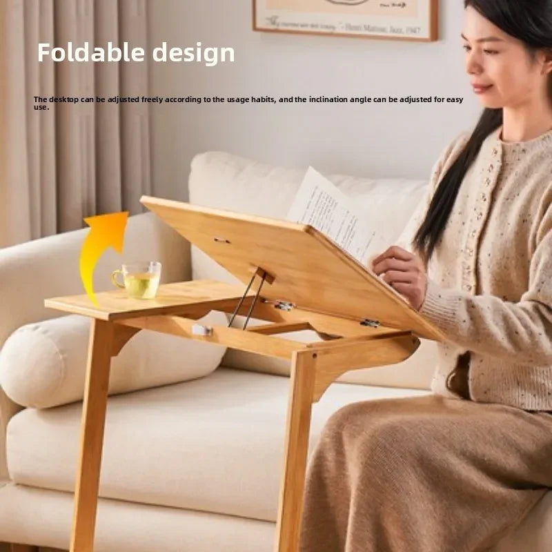 Multifunctional foldable computer small book table simple home student bedroom bed notebook sofa side a few teas Oasis Select