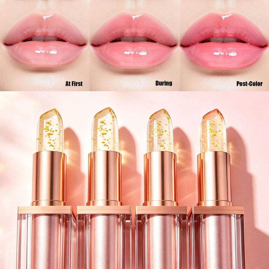 QIC Color-Changing Jelly Lipstick – Waterproof & Moisturizing