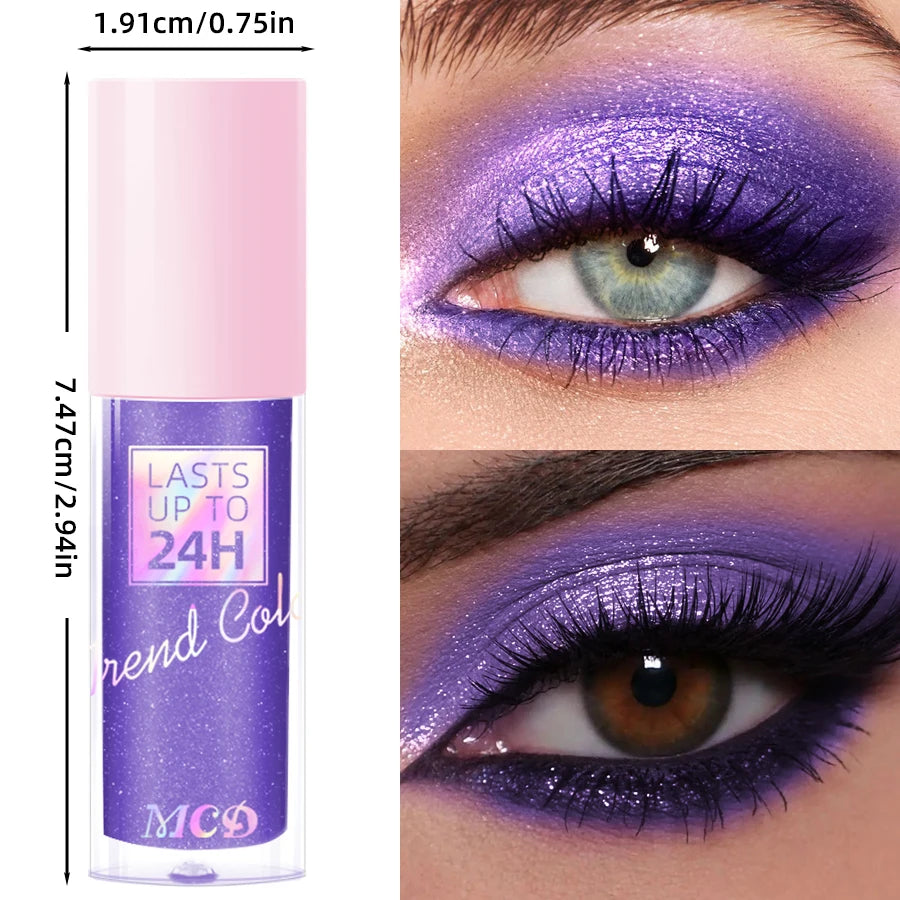 MCD Metallic Glitter Liquid Eyeshadow – Waterproof, 8 Shades