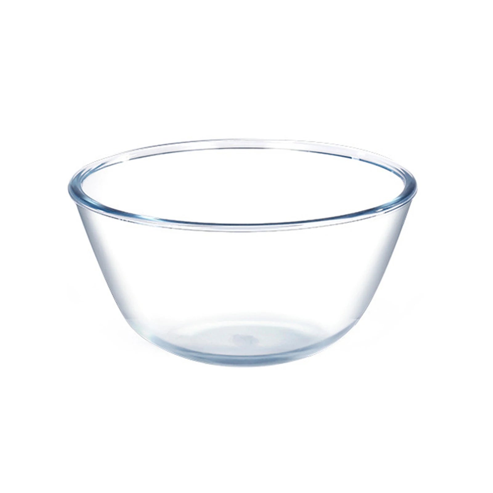 Clear Thickened Glass Mixing Bowl – Microwave & Dishwasher Safe