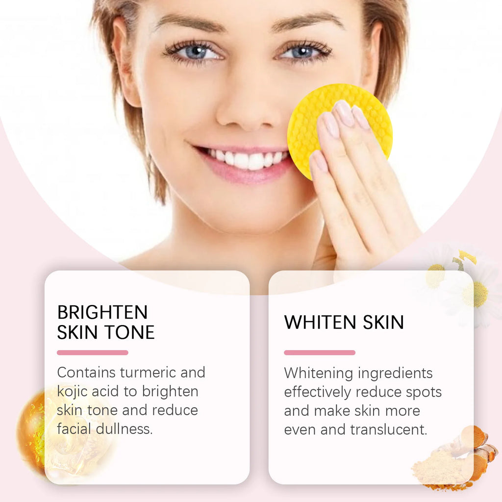 Turmeric Kojic Acid Cleansing Exfoliating Pads – Brighten Skin Exfoliating Cleansing Pads Oasis Select