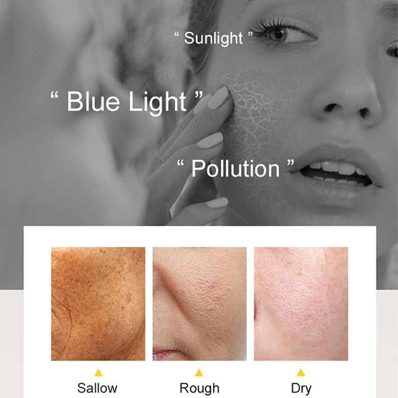 Niacinamide Face Serum Dark Spot Remover Whitening Moisturizing Essence Set Hyaluronic Acid Pore Shrinkage Facial Skin Care Oasis Select