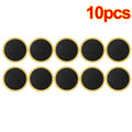 30/20/10 PCS Bicycle Glue-free Tire Patches Tool Quick Repairing Tyre Protection Patch Adhesive Quick Drying Bike Accessories Oasis Select 10pcs- (2.9cm)