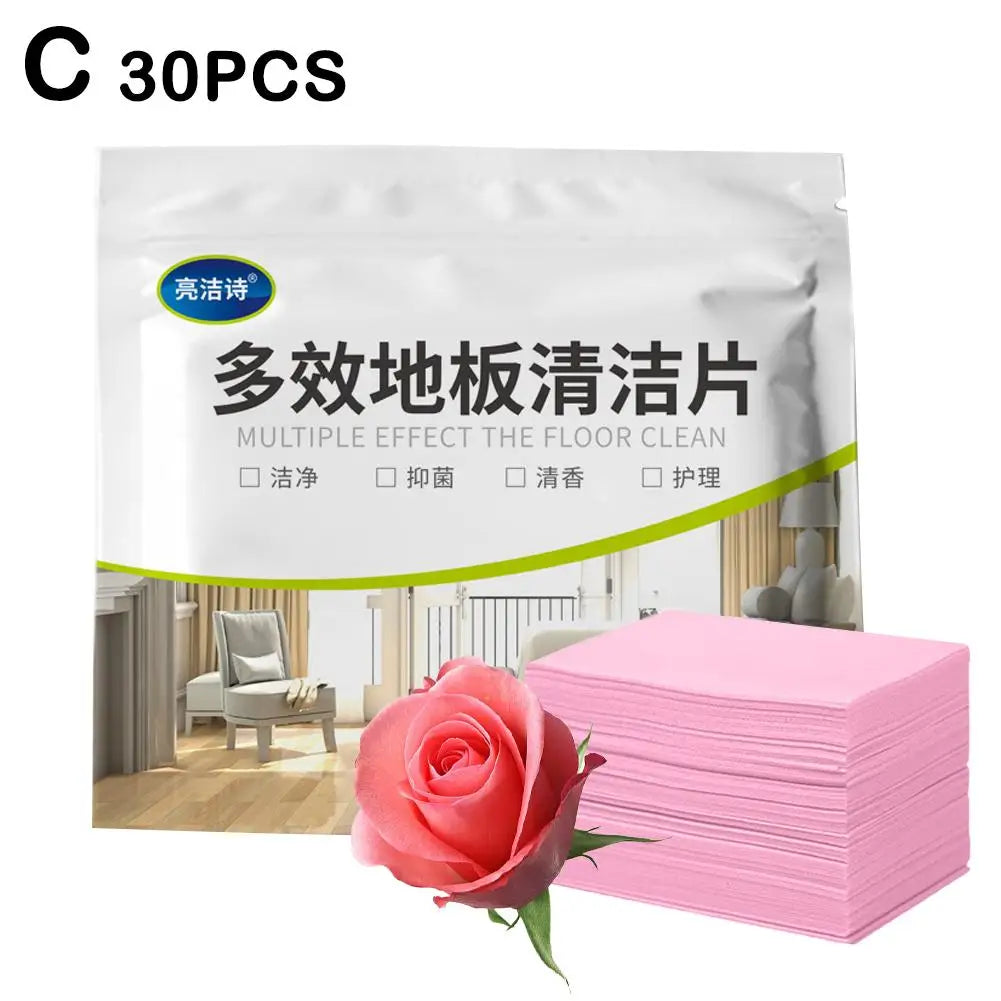 Floor Cleaner Tablets 30-Pack – Dissolving Sterilizing Sheets
