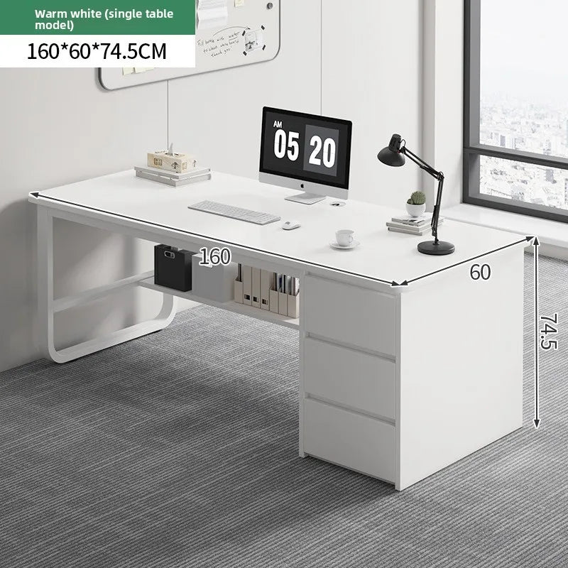 Desk Desktop Computer Simple Home Student Bedroom Bookshelf