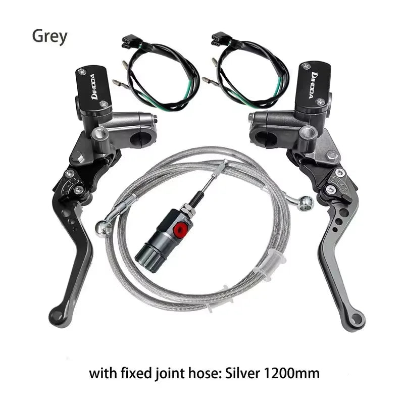 Direct push brake upper pump hydraulic clutch kit modification labor-saving clutch assembly accessories 14mm piston Oasis Select GRAY