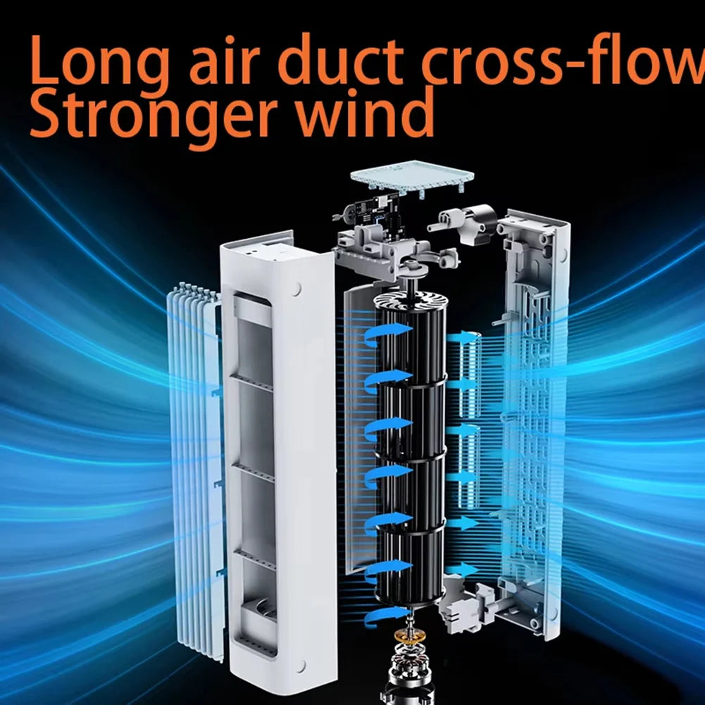 Bladeless Silent Fan 3000mAh Rechargeable – 3-Speed Cooling Bladeless Cooling Fan Oasis Select