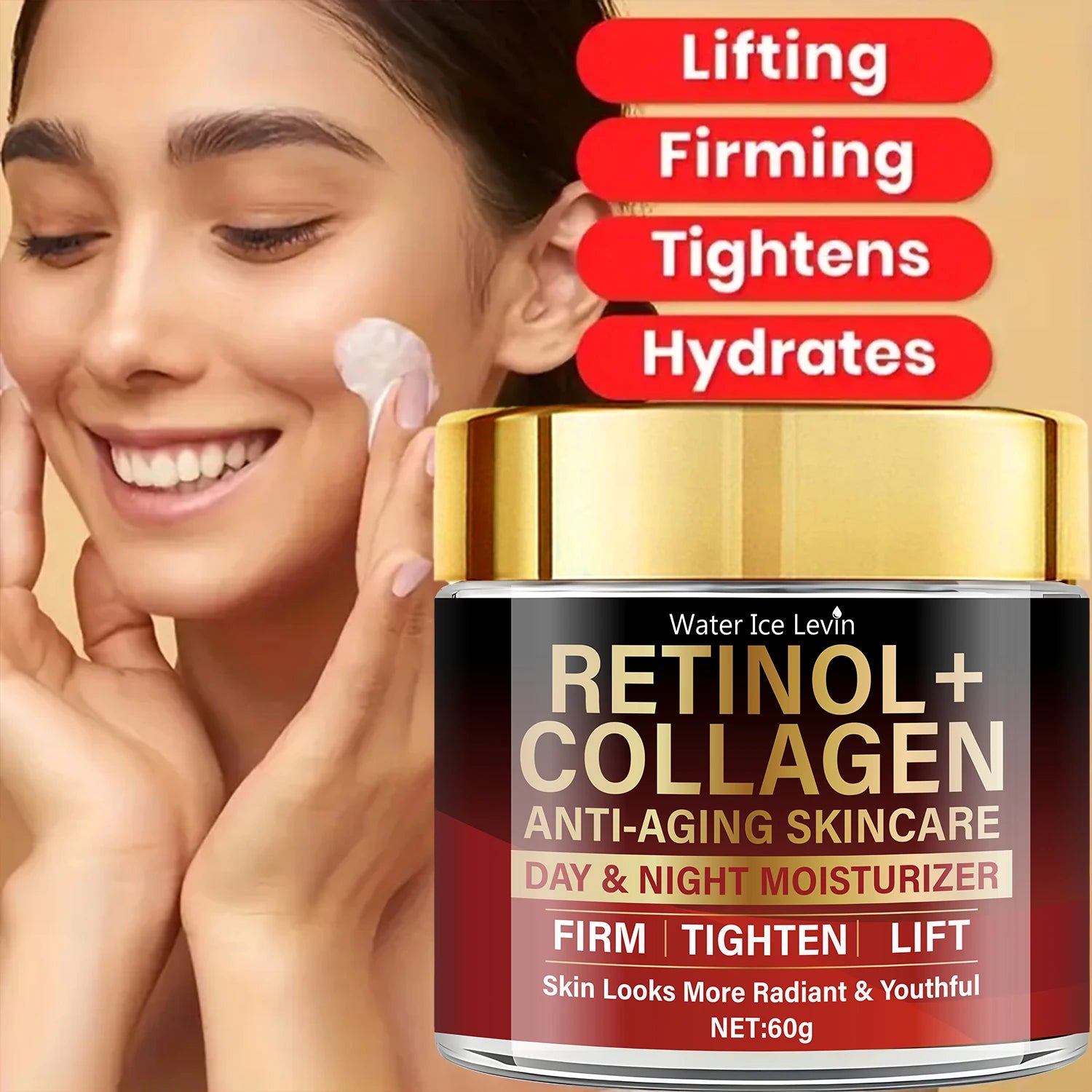 Retinol Collagen Anti-Aging Firming Cream 60g | Day & Night Anti-Aging Face Cream Oasis Select