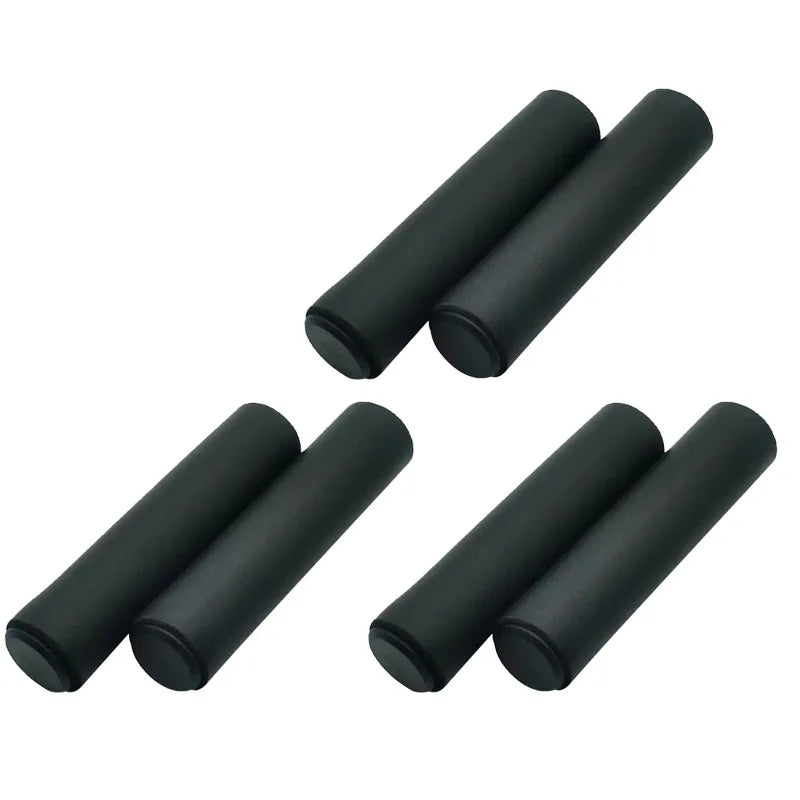 3/2/1Pairs Bicycle Grip Silicone Sponge Soft MTB Mountain Bike Handlebar Cover Anti Slip Shock-Absorbing Scooter Grip Oasis Select 3pair black