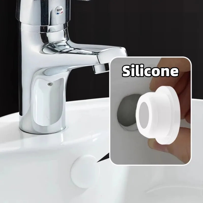 Wash Basin Overflow Ring Sewer Drain Cover Sink Seal Plug Bathtub Hole Insert Cap Rubber Stopper for Kitchen Bathroom Accessory Oasis Select Default Title