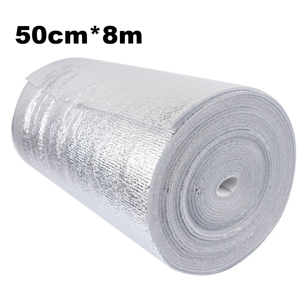 PET Aluminum Foil Radiator Reflective Thermal Insulation Film Roll Thermal Insulation Film Oasis Select 50cm-8m