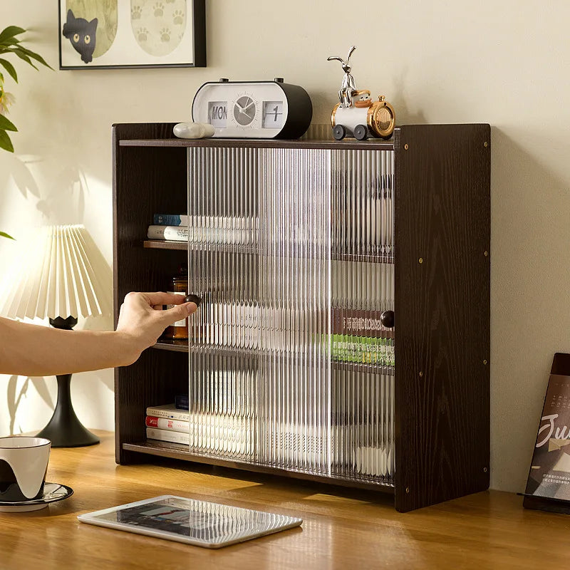 Study desktop shelf, book dust storage rack, placement rack, table figure toy display rack, sorting shelf Oasis Select