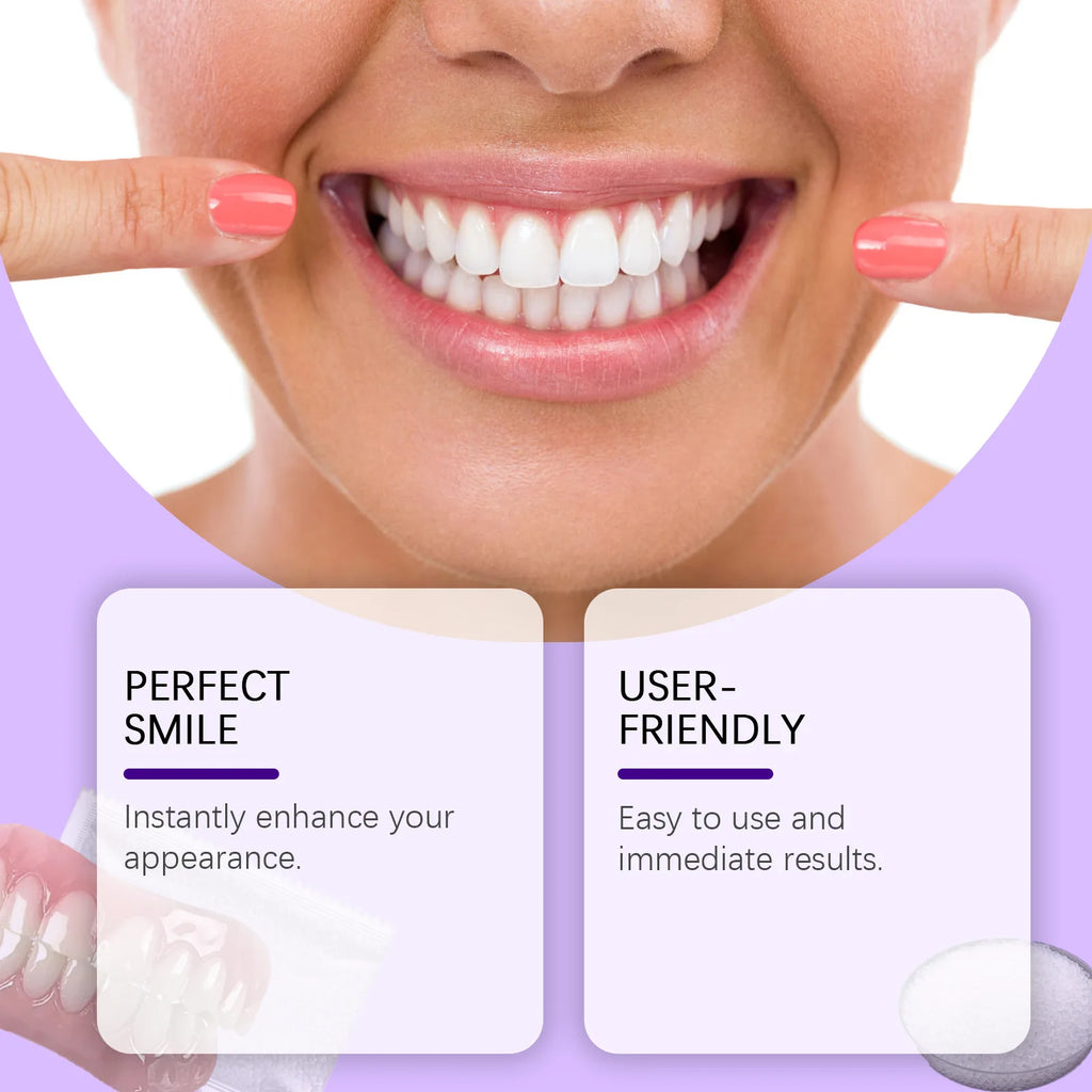 Silicone Temporary Denture Kit – Adjustable False Teeth Smile Temporary Denture Kit Oasis Select