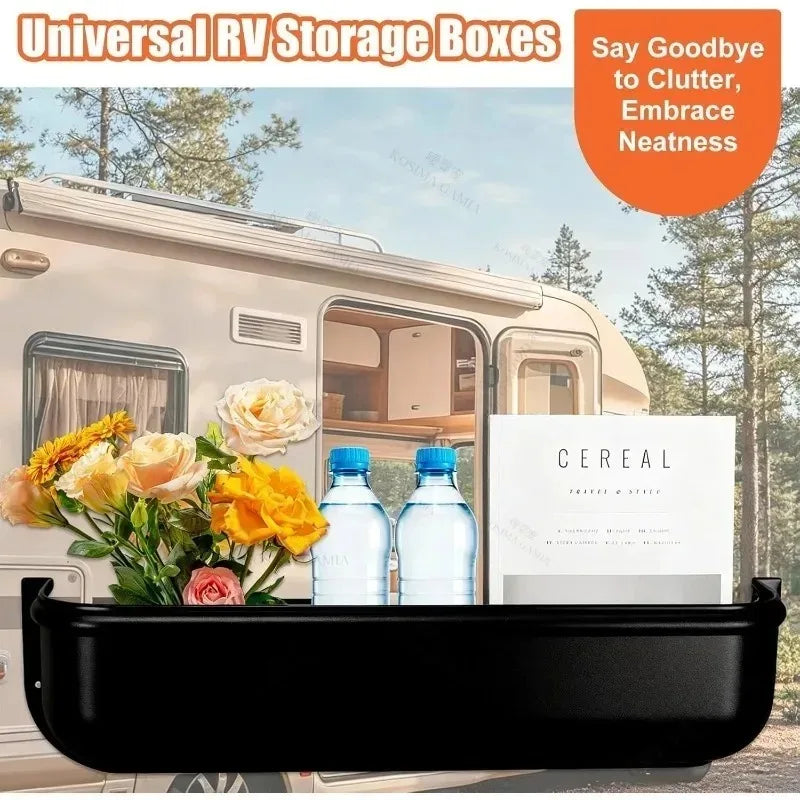 Van Camper Car Door Handle Storage Box Universal Armrest Organizer Durable Panel Tray for Interior Car Accessories Storage Oasis Select
