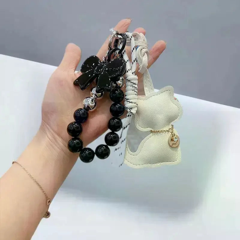 Black Cat Keychain Bag Charm Pendant | Cute Backpack Gift Bag Charm Keychain Oasis Select