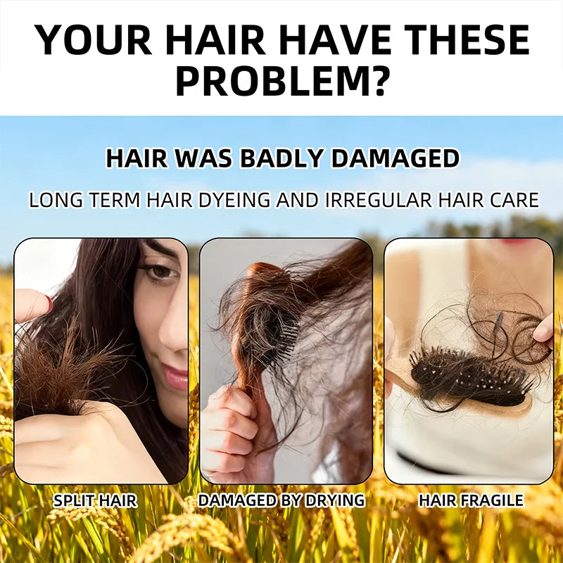 YUITIKUE Keratin Rice Shampoo – Repair & Hair Regrowth 150g