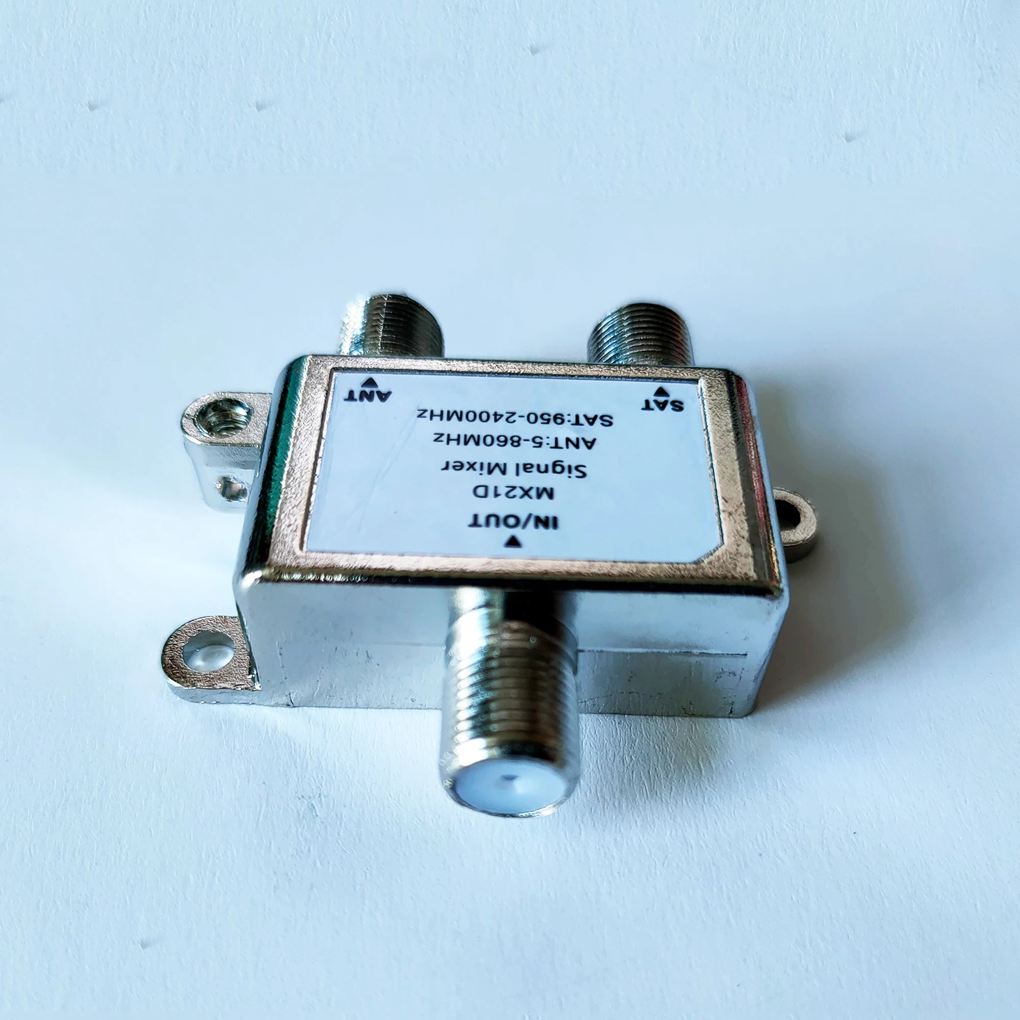 ZSAT/ANT Diplexer Cable and Satellite TV Combiner/Splitter MX21D DVB-S2 Terrestrial Digital Signal DVB-T2 ISDB-T ATSC DVB-C Sign Oasis Select