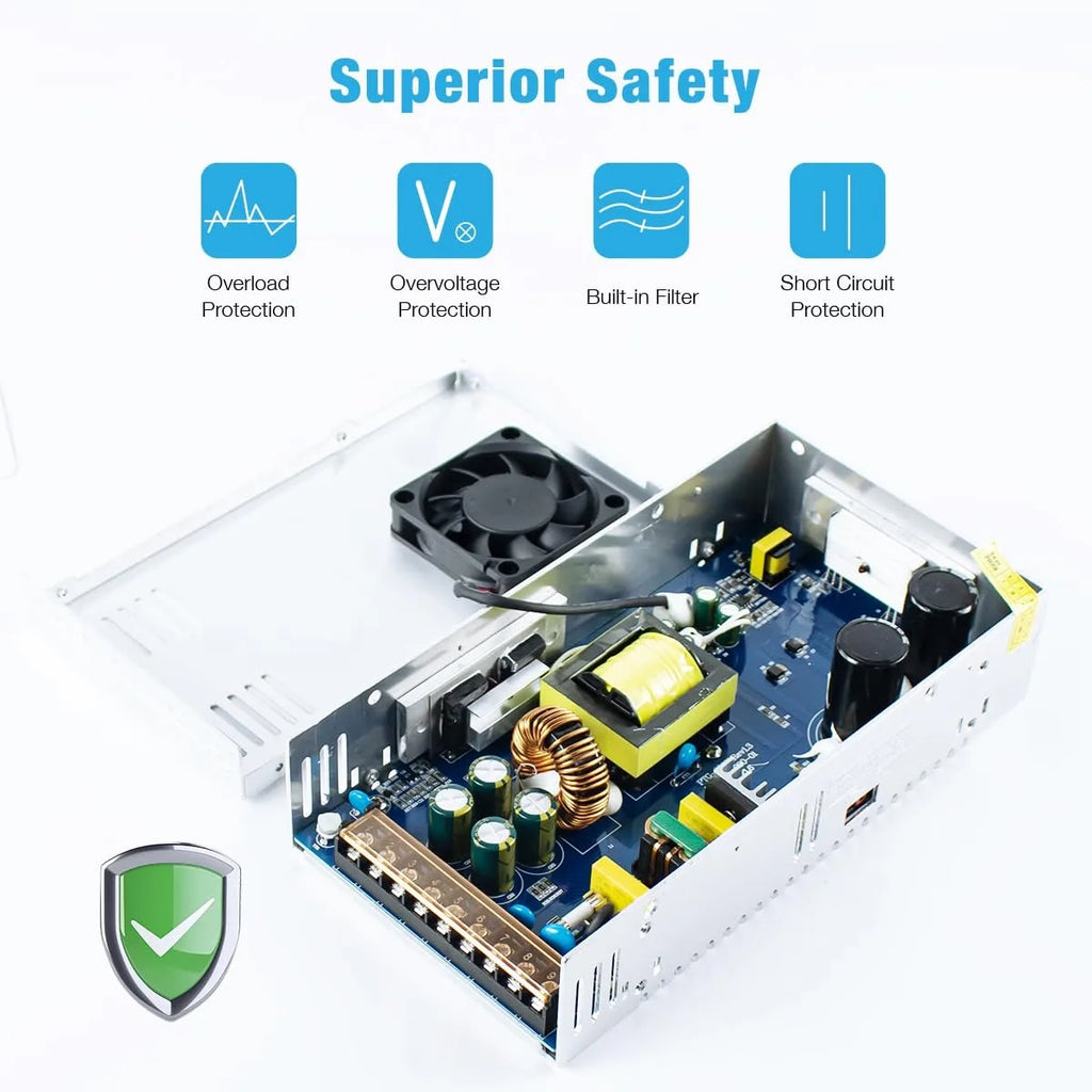 Powersupply DC 12V 5V 24V 36V 48V Power Source AC 220 110 V TO DC 5 12 24 36 48 V Power Supply For Router LED Strip CCTV Oasis Select