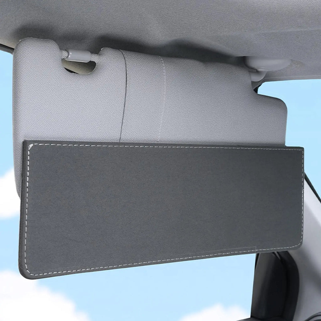 Sun Visor Extender Leather Visor Extender Attachment for Car Visor Anti-glare Automotive Sunvisor Extending Supplies for Trailer Oasis Select