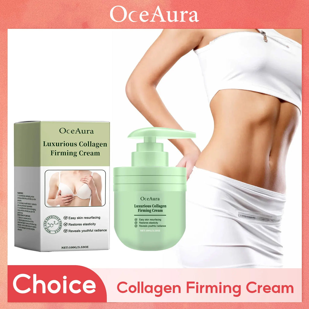 Collagen Firming Body Cream Tightening Thigh Buttocks Breast Improve Sagging Revitalizing Softening Skin Lifting Tighten Lotion Oasis Select