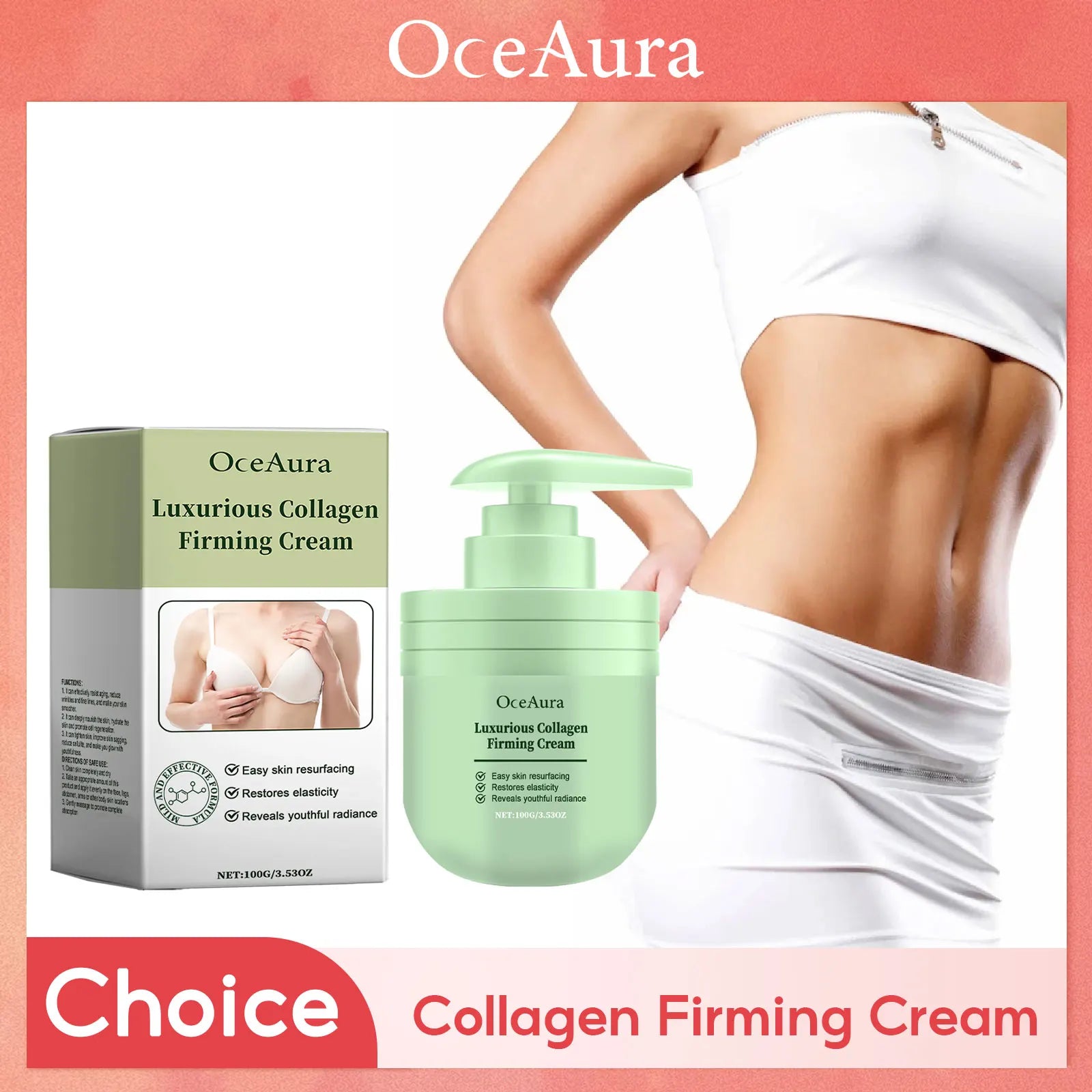 Collagen Firming Body Cream Tightening Thigh Buttocks Breast Improve Oasis Select